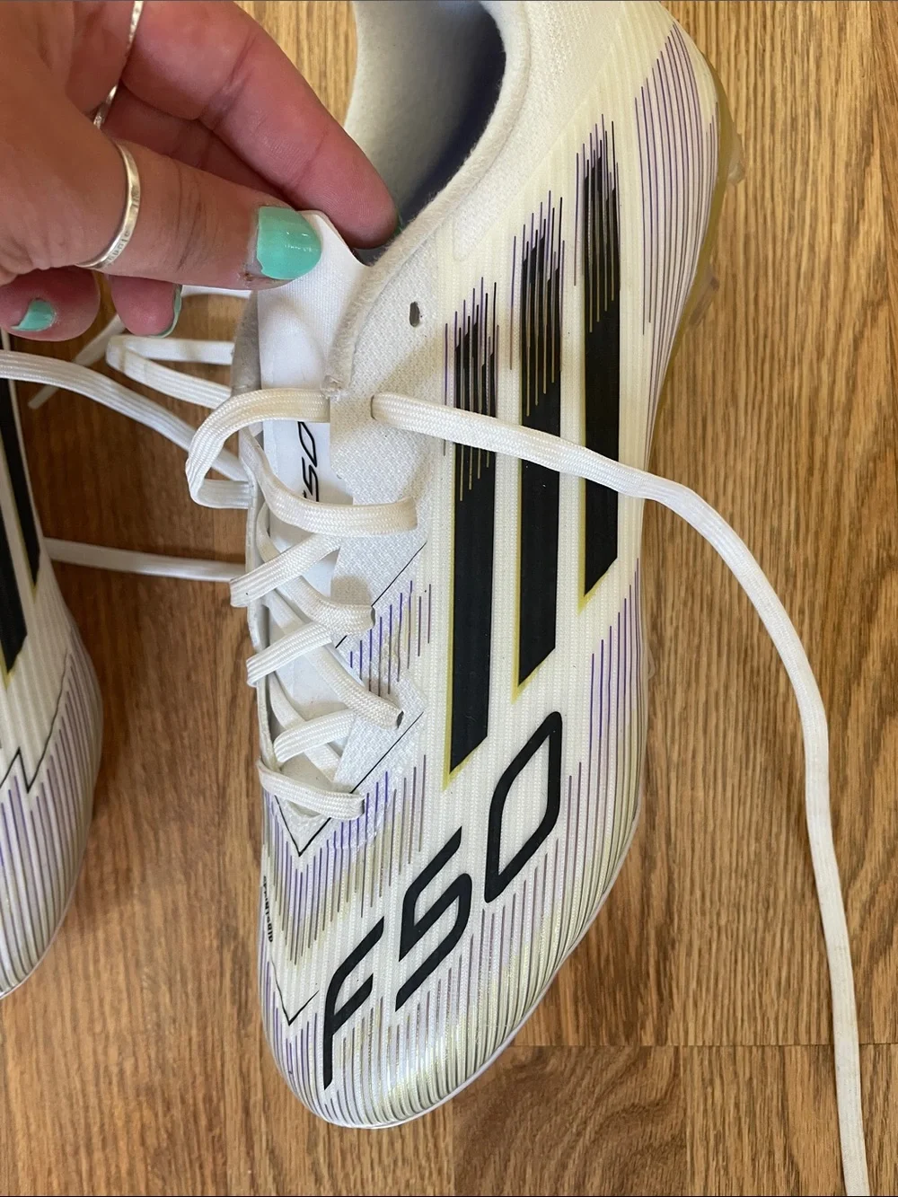 adidas F50 men’s soccer cleats size 9.5.